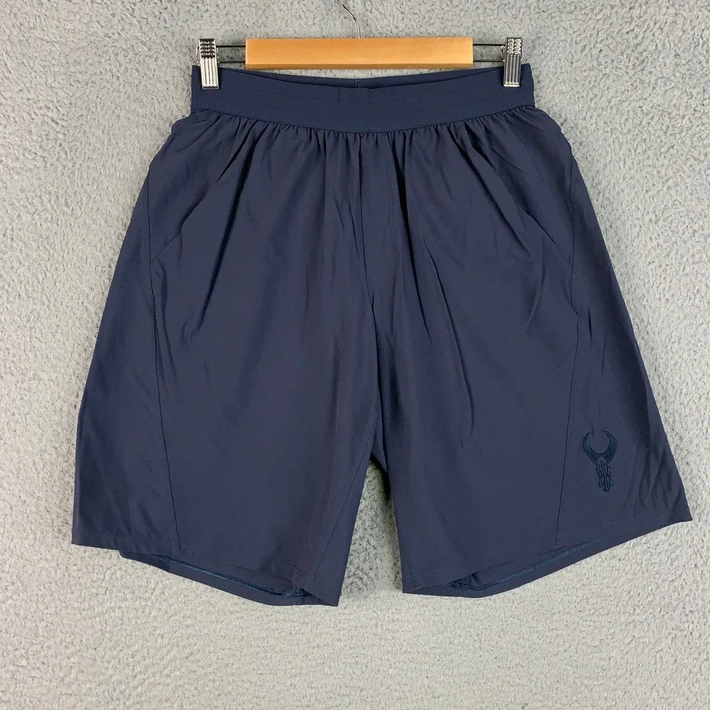 Badlands Hunt Shape Short Mens Medium Navy Blue Athletic Training Hiking Stretch